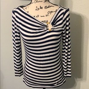 Michael Kors striped tee blouse 👚